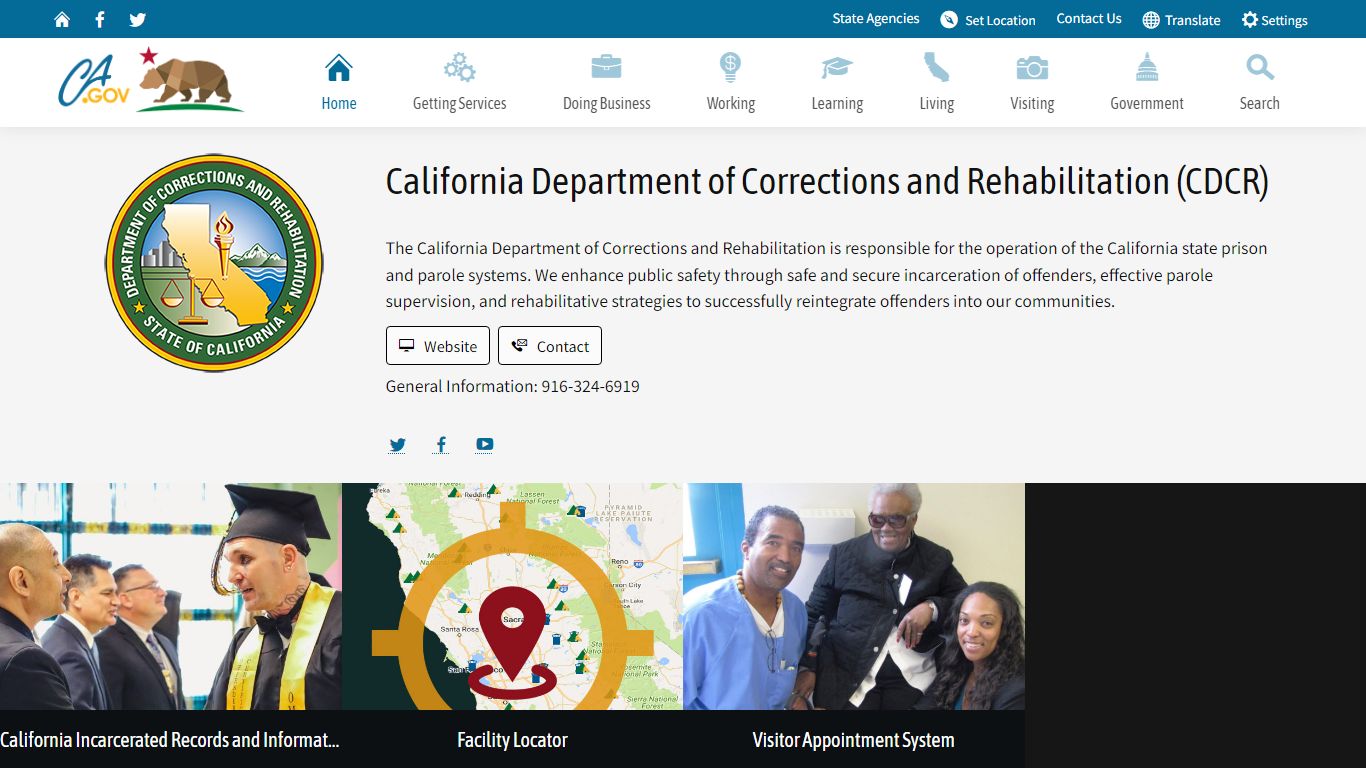 Agency Details | www.ca.gov - California State Portal